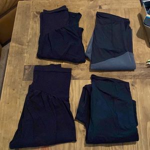 🔥5/$25 black maternity leggings size small